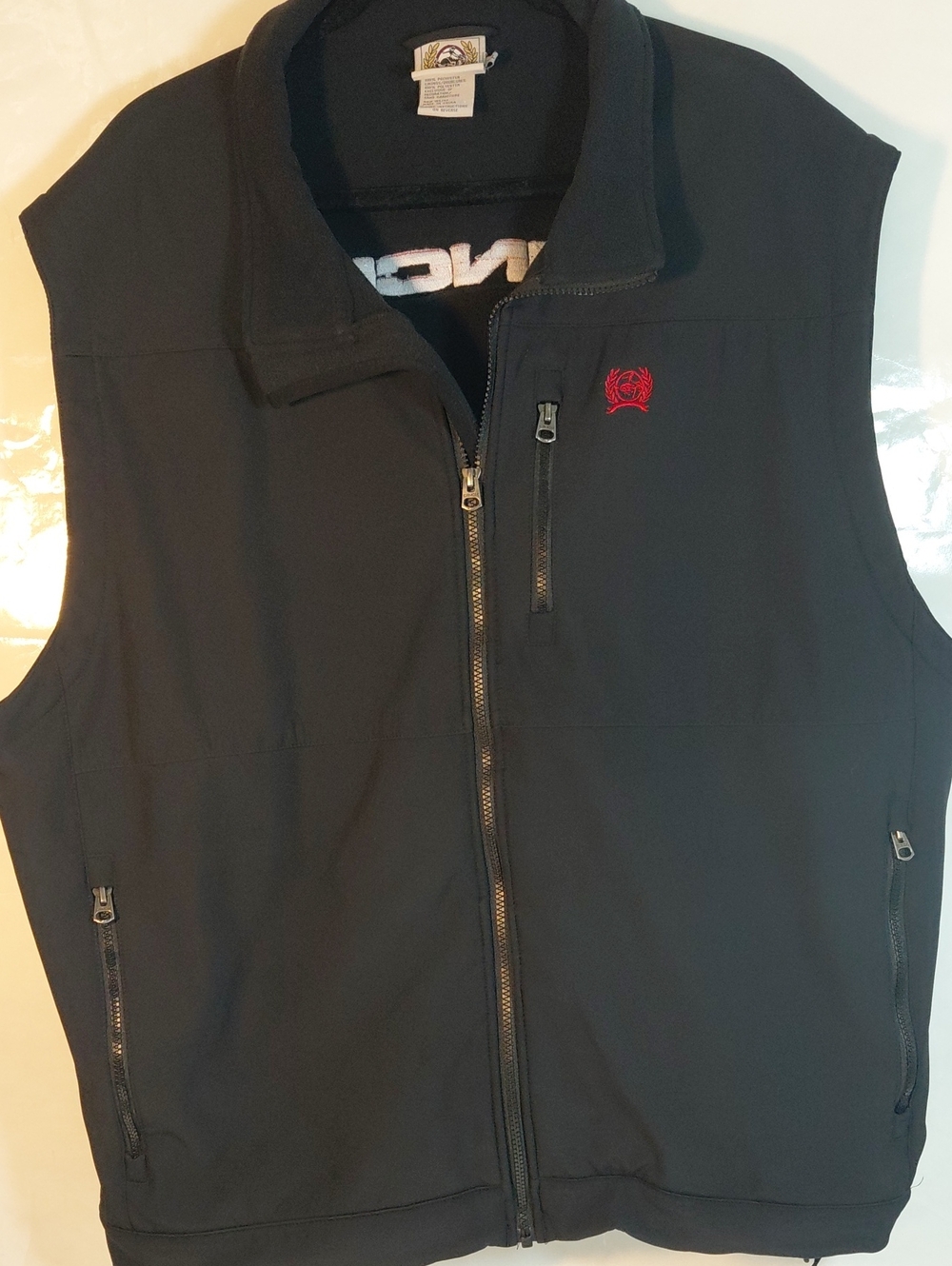 Men's Cinch Black Fleece Lined  Vest - XXXL